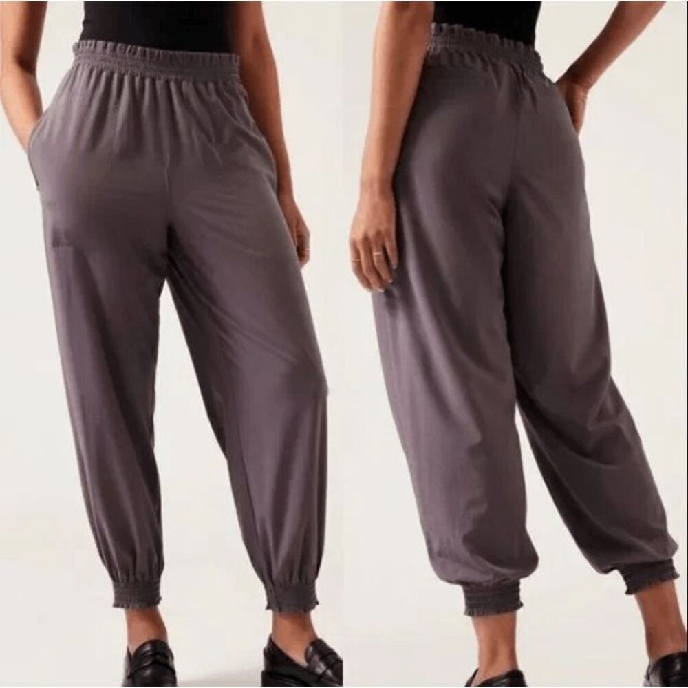 Athleta Gray Track Pants